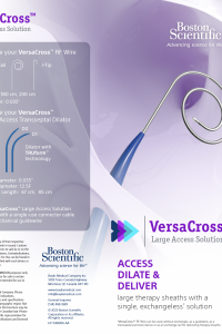 EP-1548906-AA • PRM-00827 VersaCross Large Access Solution Brochure